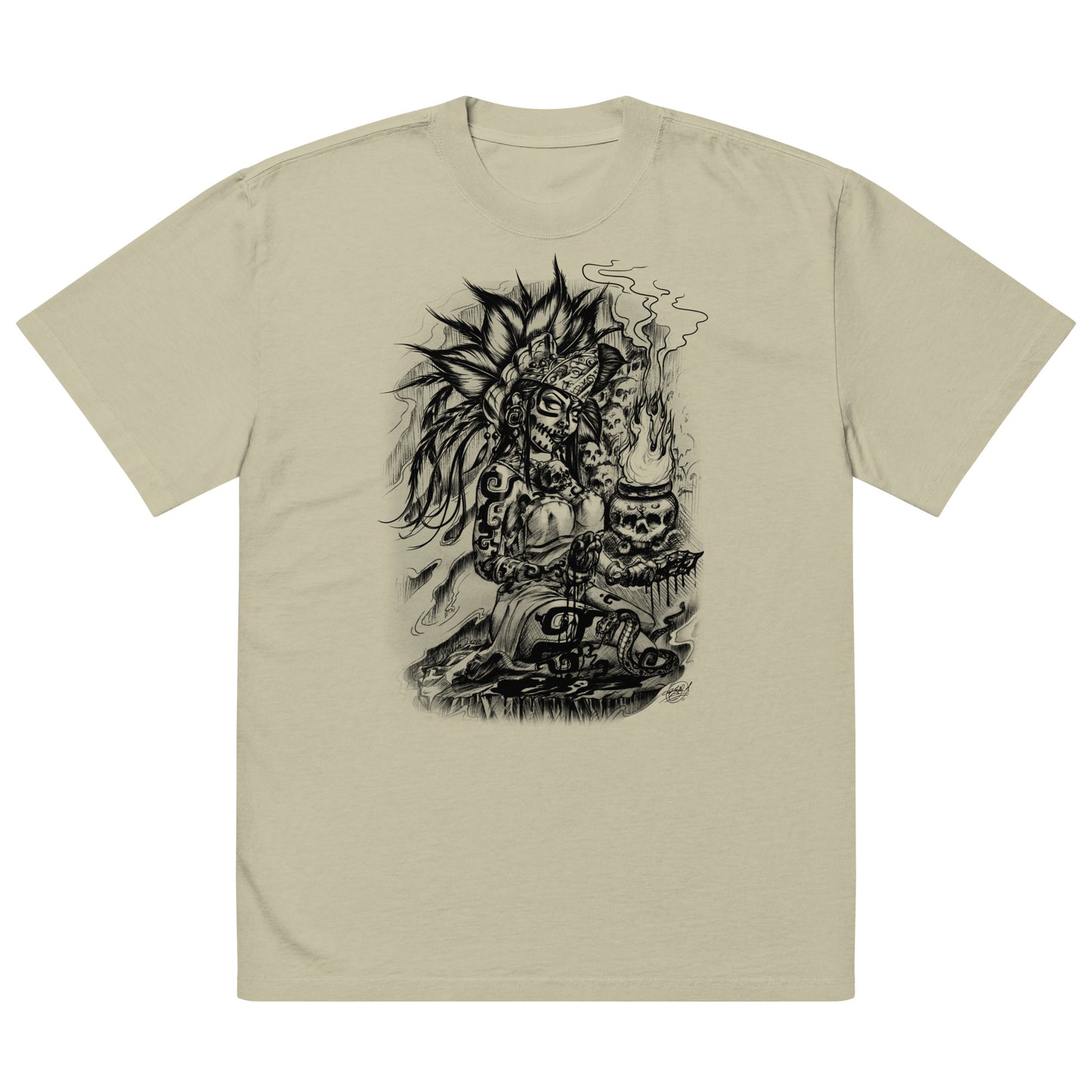Ritual / Oversized faded t-shirt