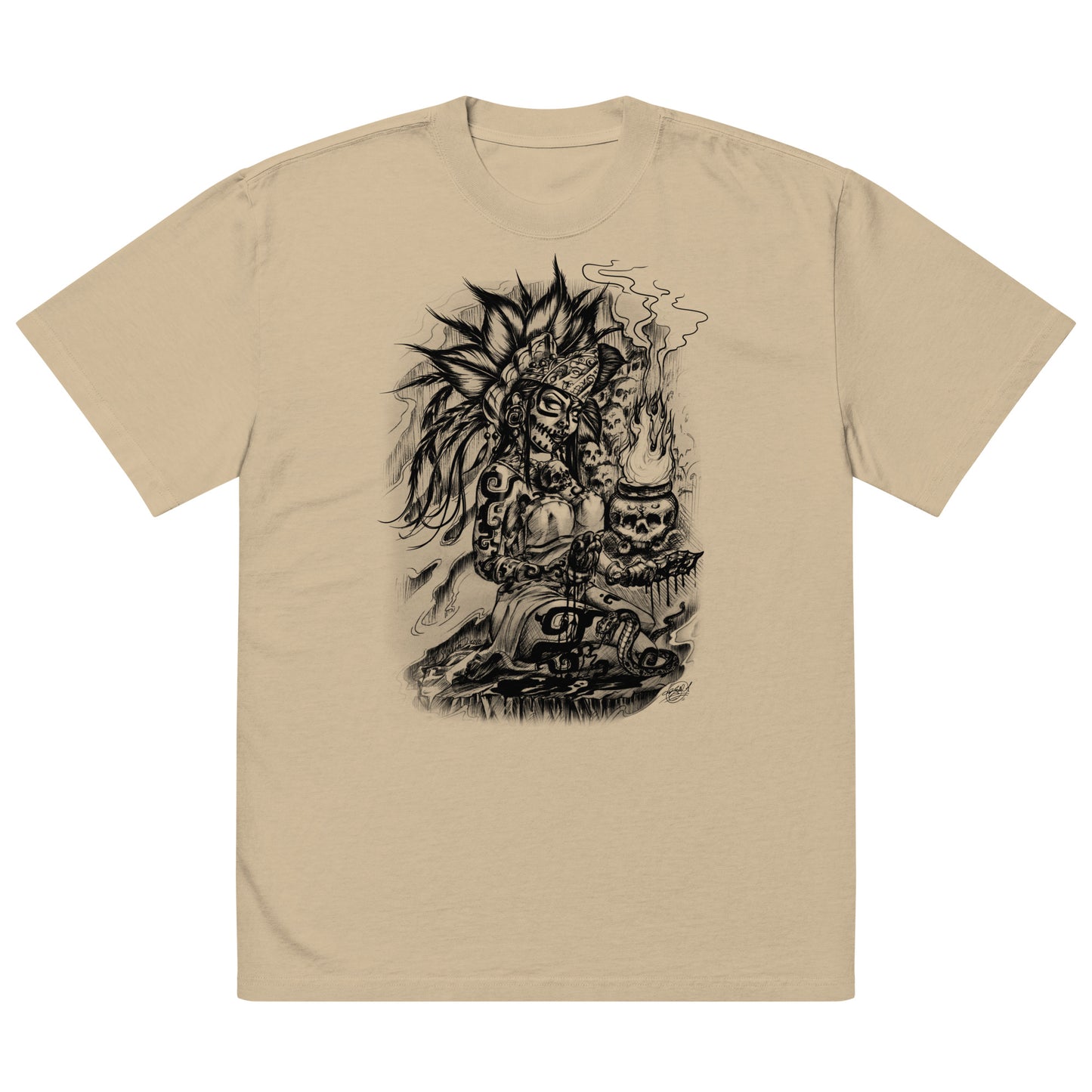 Ritual / Oversized faded t-shirt