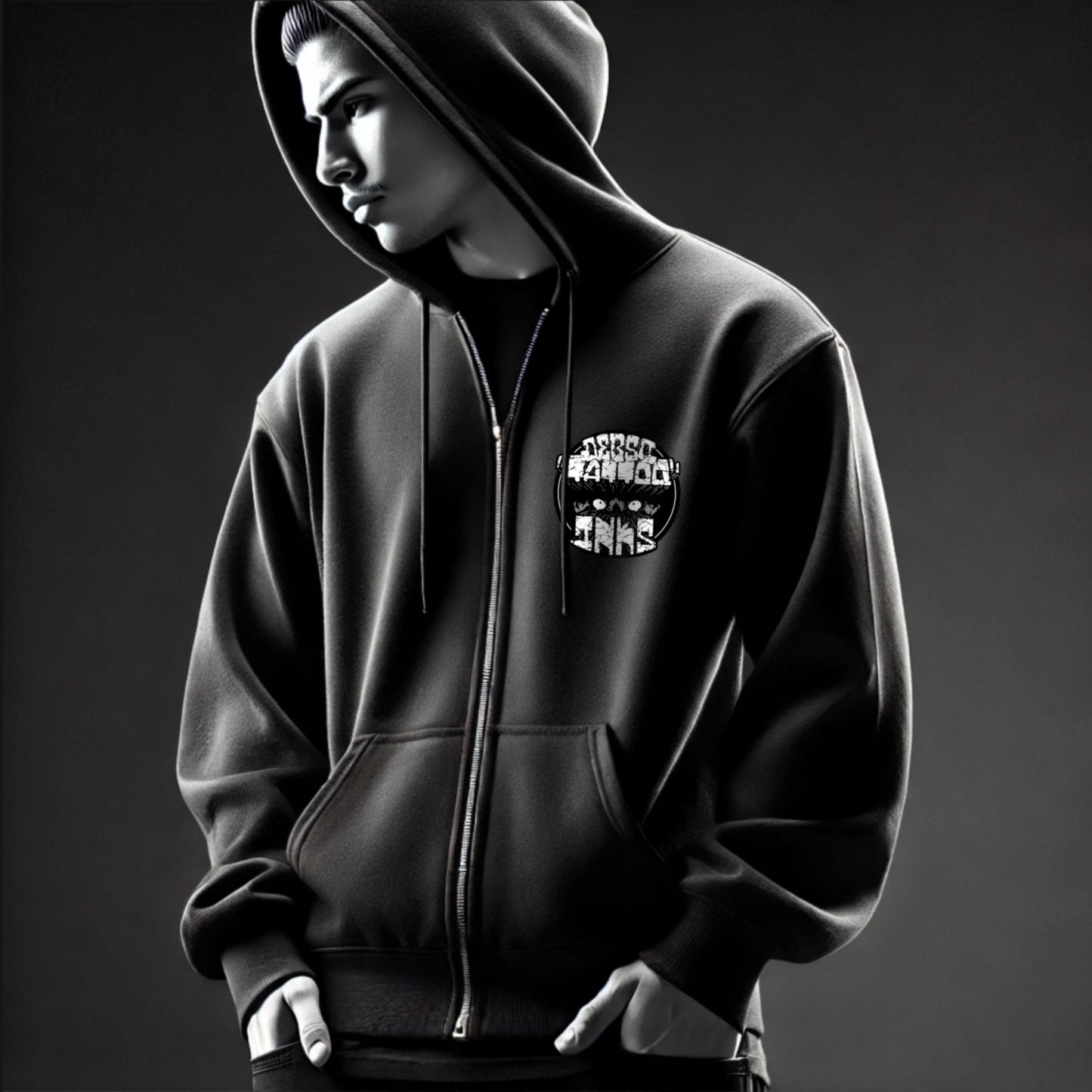 Debso Tattoo Inks / Men's heavy blend zip hoodie